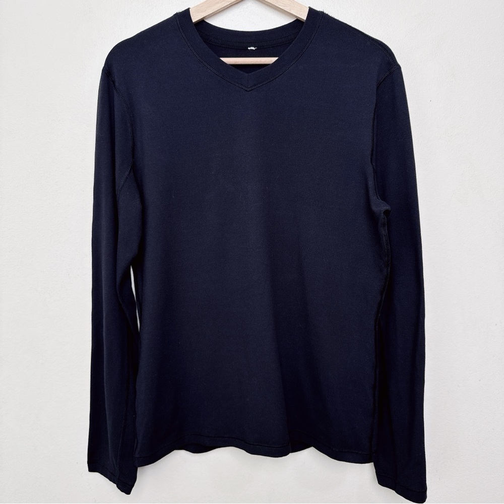 Lululemon Mens Medium Crew Neck Long Sleeve Fleece Tshirt